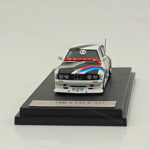 1/64 SW BMW E30 M3 LTO Modified White Diecast Model Car Limited Collection - Picture 6 of 8