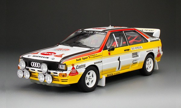 Sunstar 4258 1:18 Audi Quattro A2 Rallye Monte-Carlo 1984 Diecast Modellauto-image
