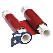 Brady 13595 Ribbon Cartridge, 6-1/4" W, 200 Ft. L, Red