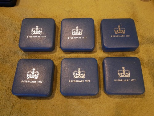 Royal Mint 1977 Jubilee Proof Crown case only! (no coin)