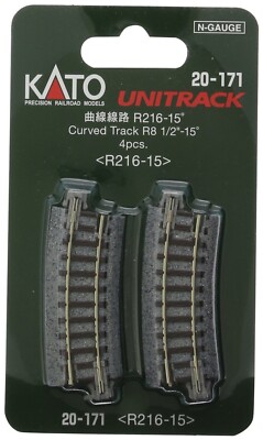 381-20171  -  Track Curved R216-15D 4/ - N Scale