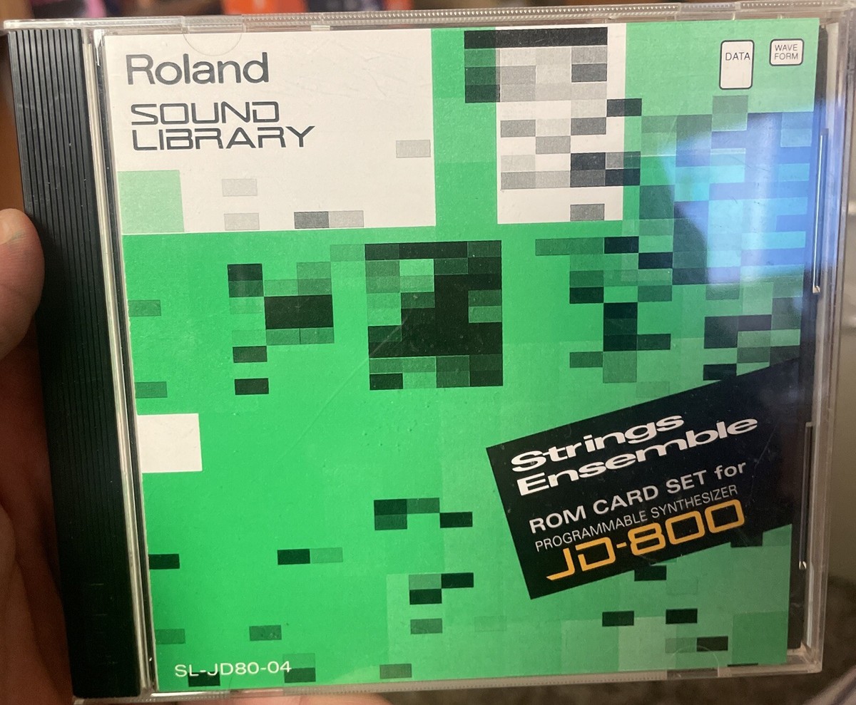 鍵盤楽器 Roland SL-JD80-04 Strings EnsembleJD-800 Roland Sound Library Strings Ensemble PN-JD80-04 & SO-JD80
