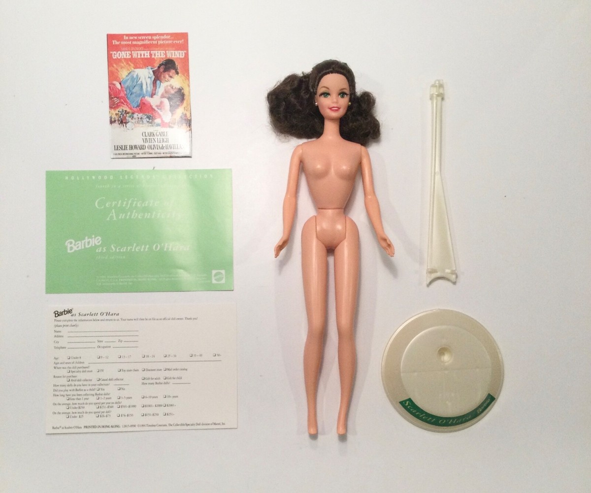 Barbie Doll as Scarlett O'Hara in BBQ Dress, 12997 for sale Barbie Doll as Scarlett O'Hara in BBQ Dress, 12997 for sale