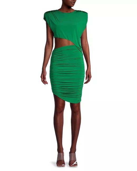 ronny kobo dress green Ronny Kobo Mona Dress in Green