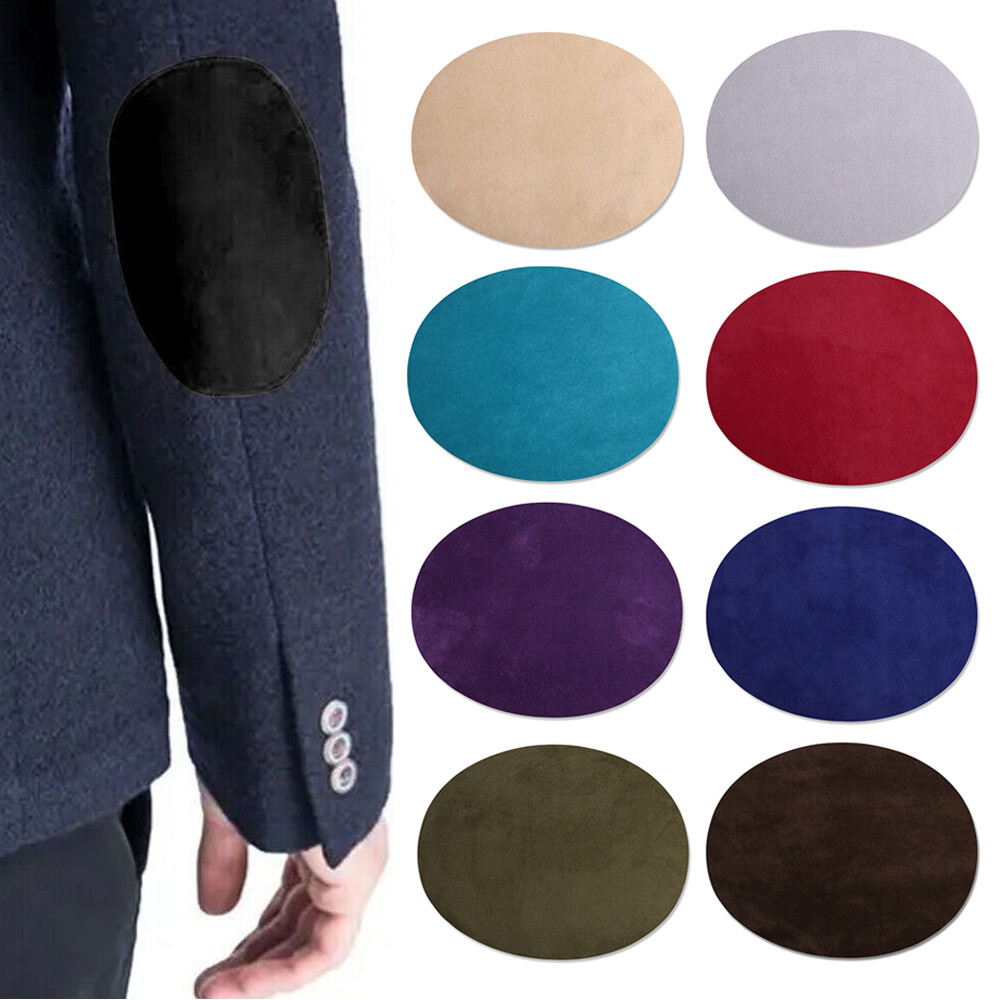 Oval Cloth Sticker Ironing Sleeve and Elbow Patch Knee Random Cut Adhesive DIY*-image