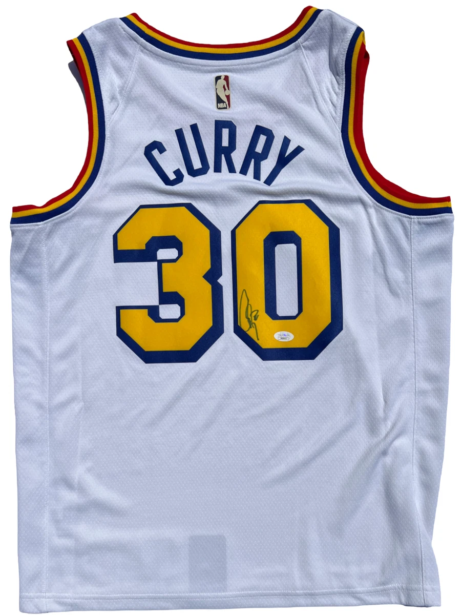 Stephen Curry Golden State Warriors Fanatics Authentic Autographed Nike  White Swingman Jersey