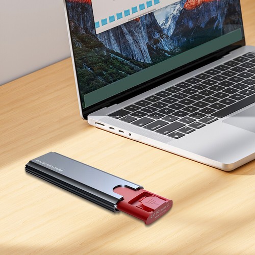 M.2 NGFF NVME SSD Hard Disk Drive Case 10Gbps for NVME/SATA SSDs 2242/2260/2280 - Afbeelding 3 van 18