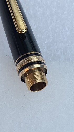 Montblanc Classic 164 Black BP, Gold Trim complete Cap with Twist, for Part Vtg - Picture 8 of 17