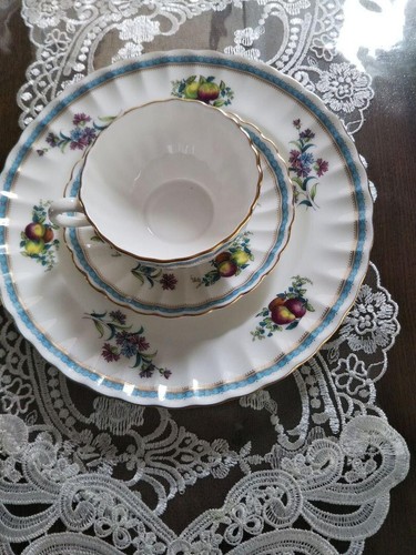 Spode Trapnell Sprays Cup Saucer Plate 23cm Trio Set - Picture 4 of 18
