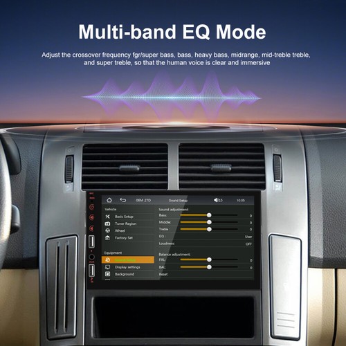 Touch Screen Car Stereo Single 1Din 7" Radio Android Apple Carplay MP5 Player BT - Picture 11 of 22