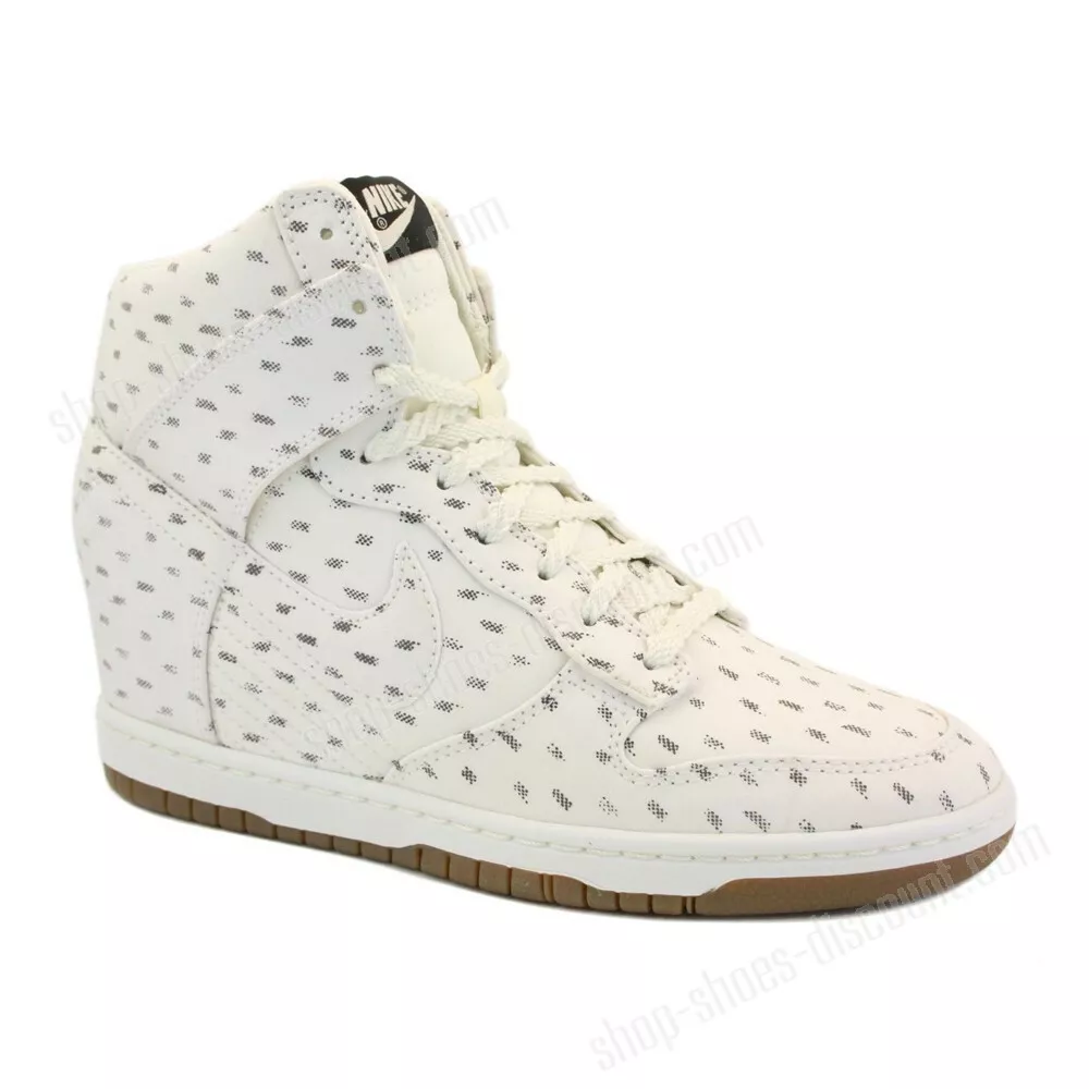 nike dunk sky hi black sail