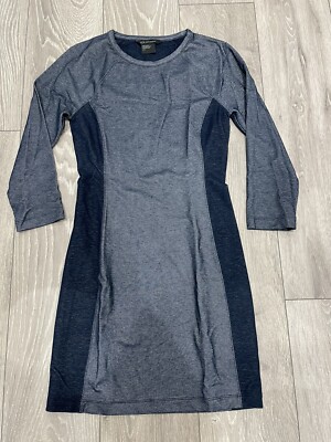 Armani Exchange Dress Denim Slimming Style 3/4 Sleeve - Size S