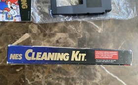 NES Cleaning Kit Nintendo CIB Mario Cover Box in Great Shape
