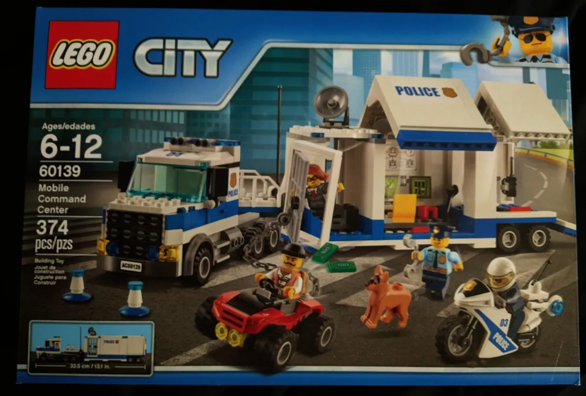 LEGO City Police Mobile Command Center 60139 (374 Pieces) - Walmart.com