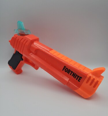 #ad Nerf Fortnite Super Soaker Hand Cannon Squirt Water Gun Orange Black $18.00
