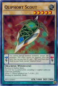 Qliphort Scout - PEVO-EN057 - Super Rare - 1st Edition x3 - Near Mint