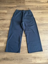 YGEBB Yeezy Gap Wide Leg Fleece Sweatpants Dark Blue Size Large