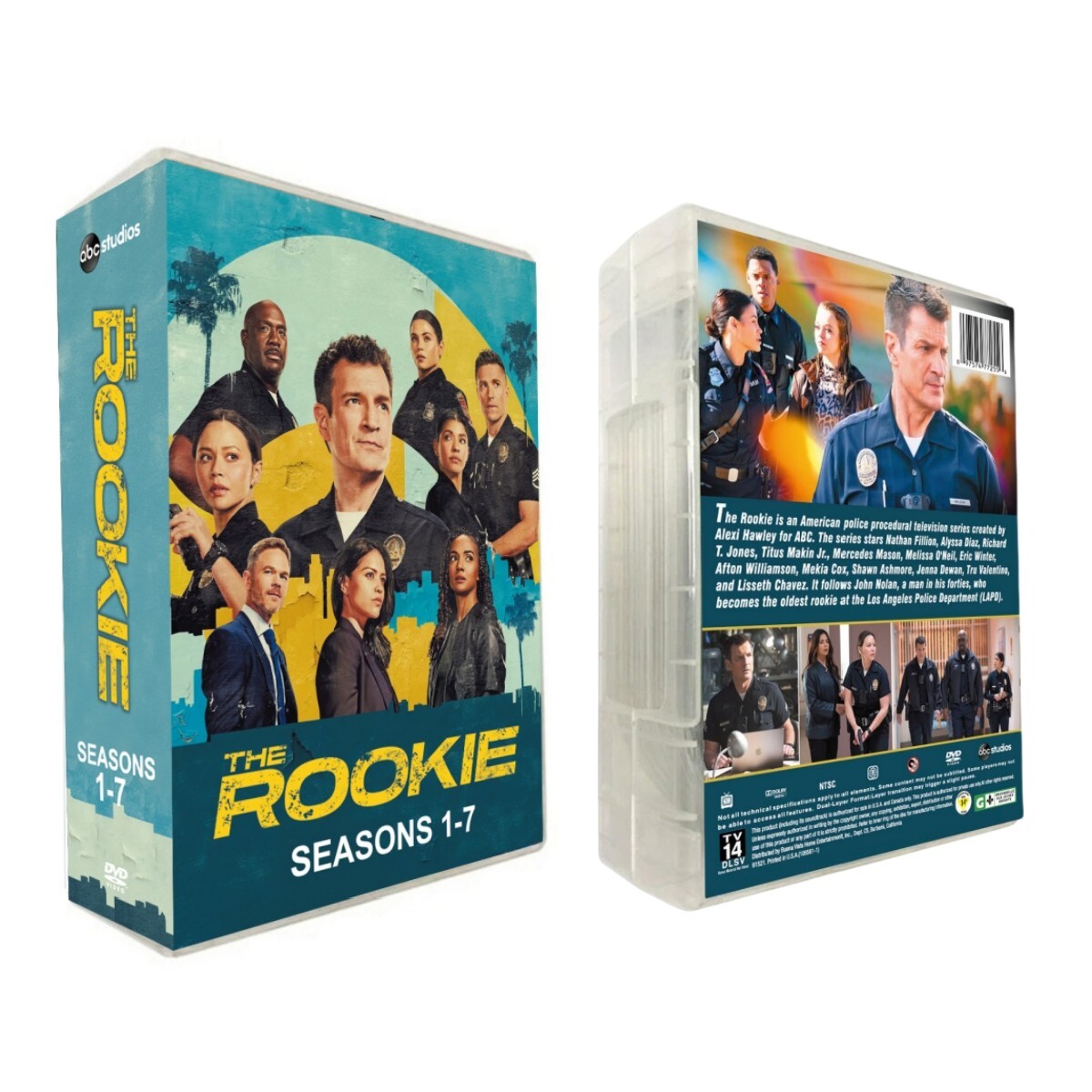 The Rookie The Complete Series season 1-7 (DVD, 25-Disc box Set