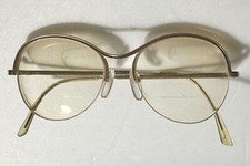 Logo Paris Vintage RARE Eyeglasses Frames EXCELLENT Eye Glasses Gold France