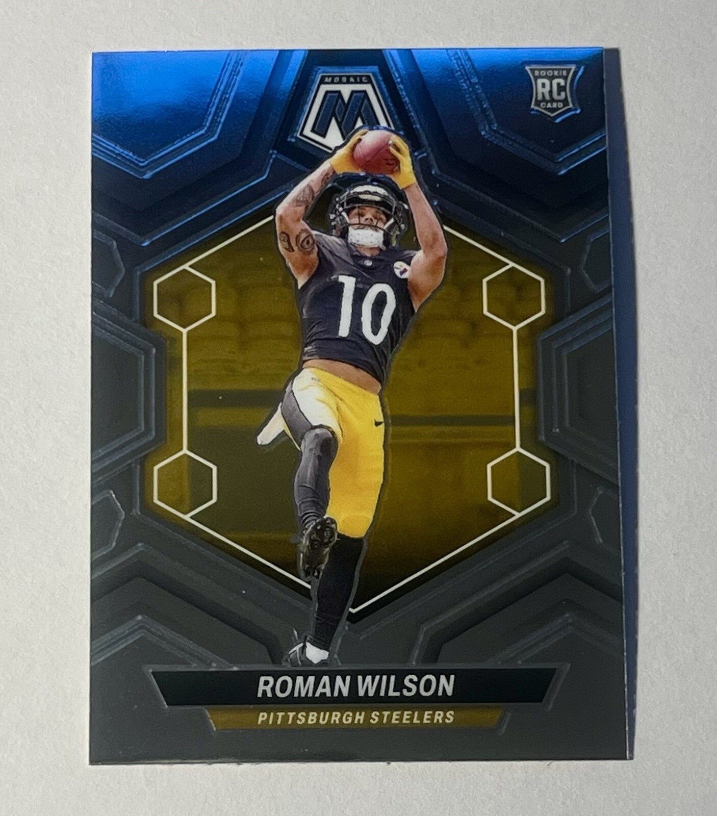 2024 Panini Mosaic Roman Wilson RC #369 Pittsburgh Steelers