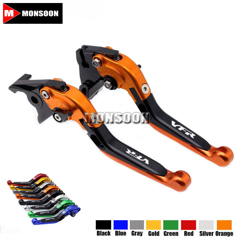 For HONDA VFR750 VFR800X VFR800 Folding Extendable Brake Clutch Levers