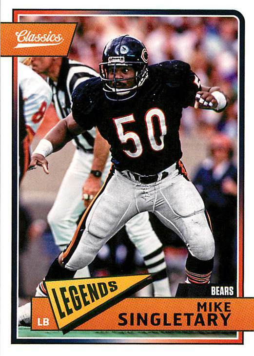 バ*ル様 SPORTS HEROES 1/1NFL mike singletar 2024 Leaf Metal Sports Heroes 1/1 Mike Singletary #BA-MS2