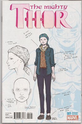 MIGHTY THOR, THE #1   RUSSELL DAUTERMAN DESIGN VARIANT   LIMITED 1 FOR 20