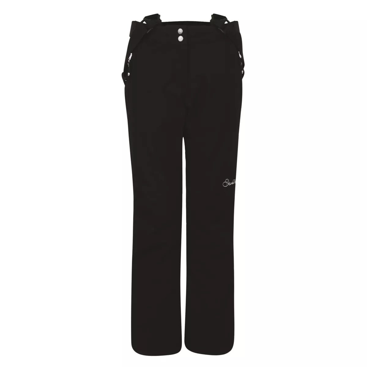 WOMENS DARE2B STAND FOR BLACK Soft-Shell Ski Trousers 22-30 PLUS