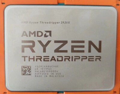 AMD Ryzen Threadripper 2920x 12-core 24-thread 3.50 GHz processor180w single cpu