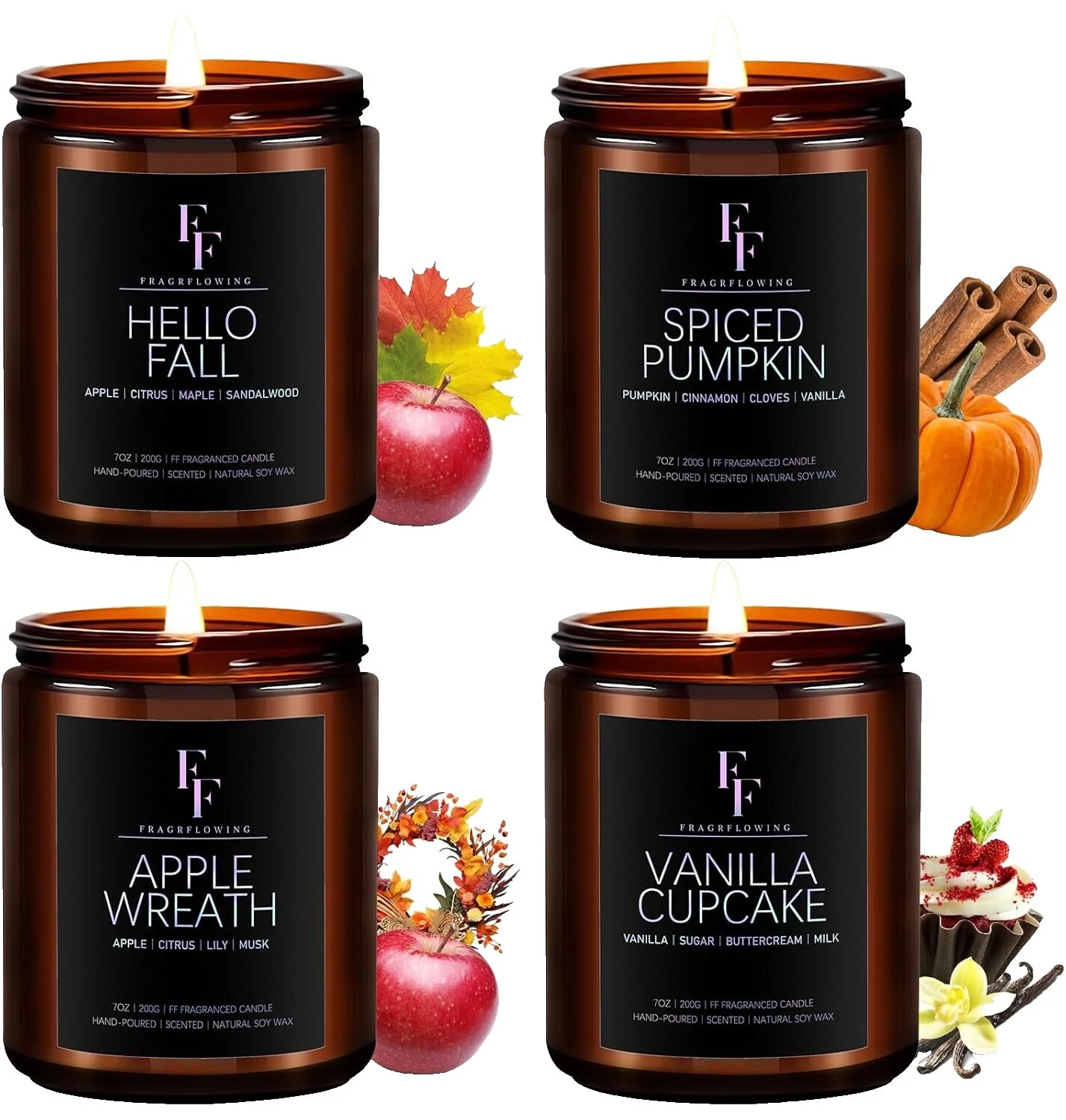 Nature Vanilla Décor Candles