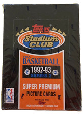 1992 - 1993 Topps Stadium Club Series 2 Basketball Boxes Sealed Shaq RC Yr