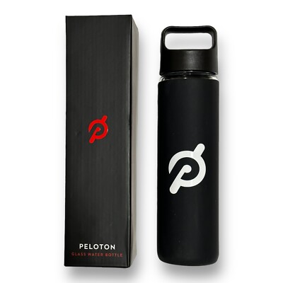 Peloton Glass Water Bottle 16oz New in Sealed Box