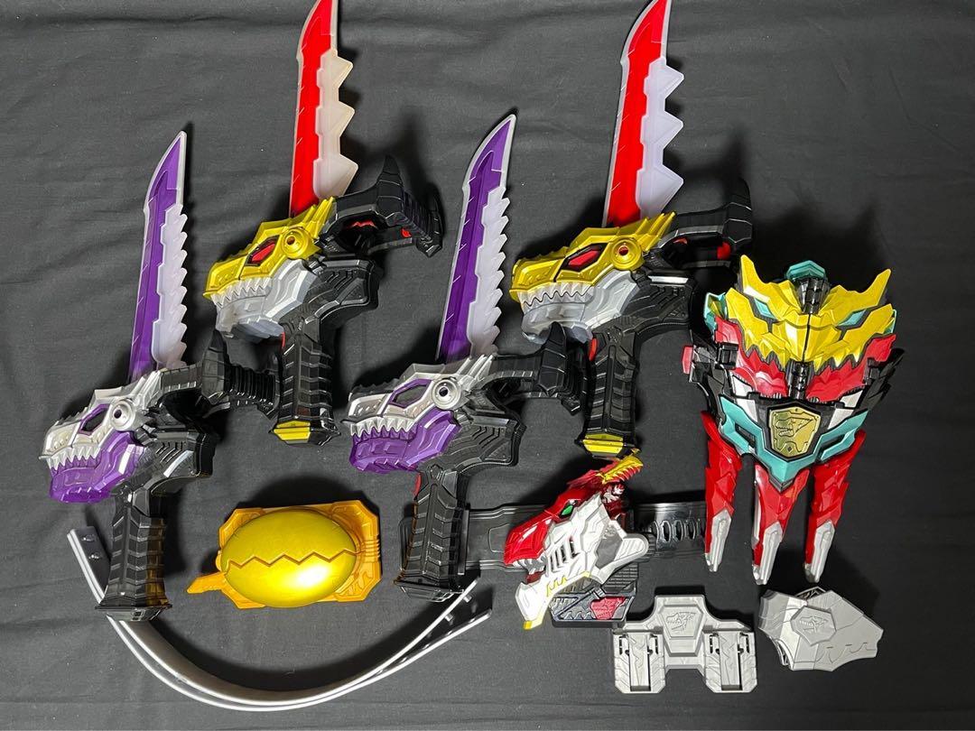 Power Rangers Dino Fury Ryusoulger Morpher Weapon 7p set Bundle