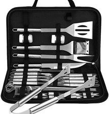 Kit Accessoire Barbecue Portable Acier Inox Grillade VPCOK33Pcs Brosse Nettoyage