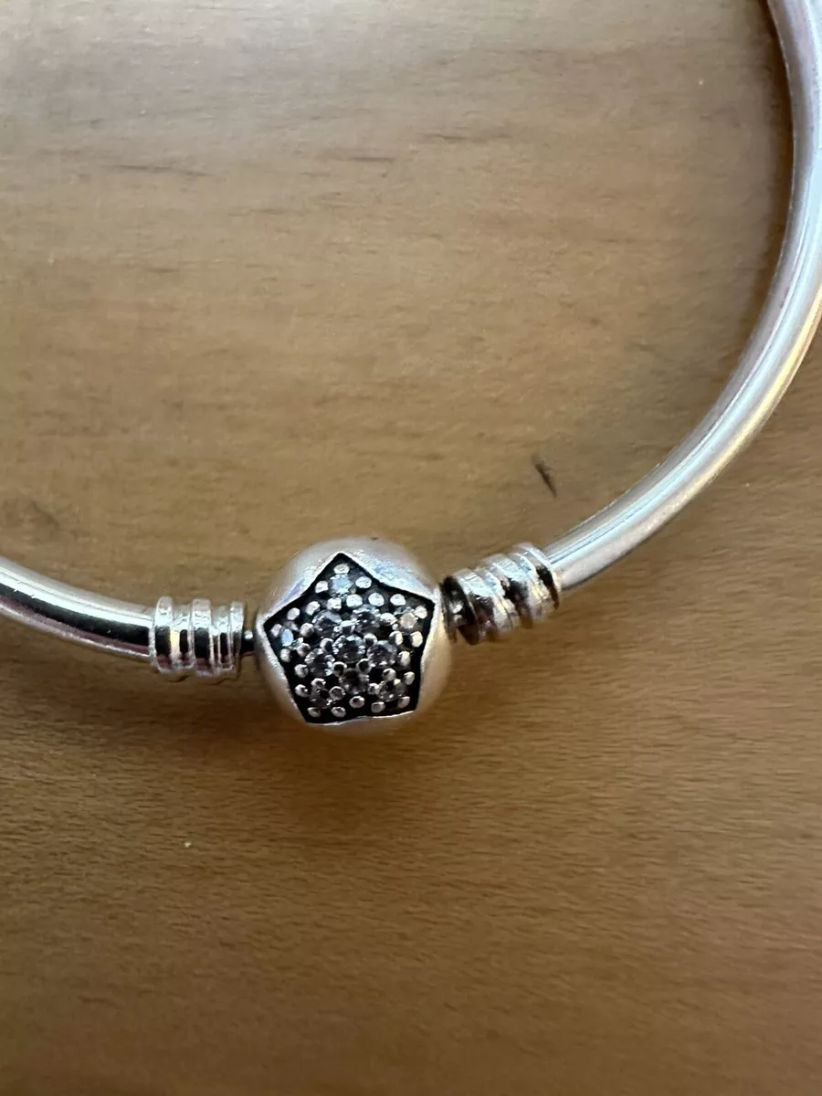 Limited Edition Pandora STAR Bangle Charm Bracelet 5.9cm