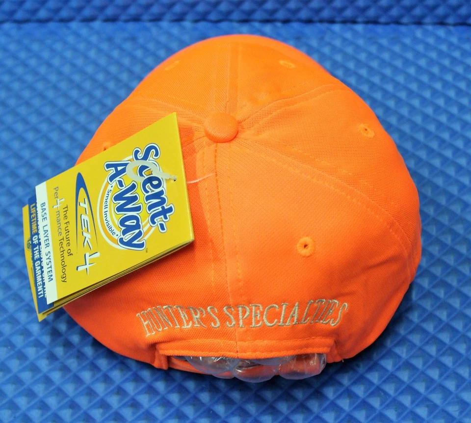 Hunter's Specialties Scent Away Orange Hunting Baseball Cap Model 02211 - Image 3 of 4