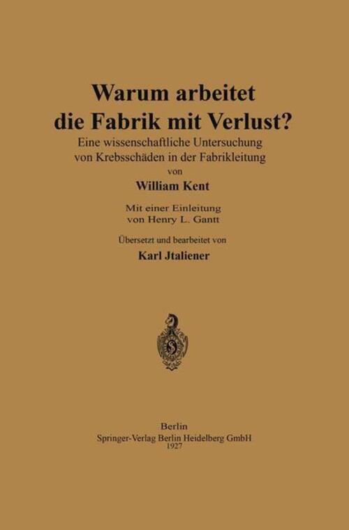 William Kent (u. A.) | Warum Arbeitet Die Fabrik Mit Verlust? |