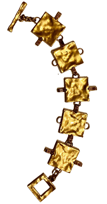 Bracelet Doré Signé Biche De Bere - Tirage Limité 345/489 - Paris - Occasion