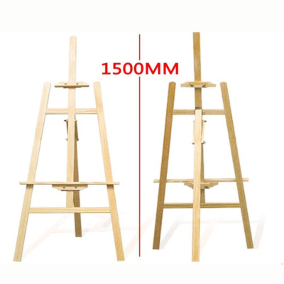 Cavalletto Da Studio In Legno Di Pino 150 Cm - Supporto Regolabile Per Pittura, Arte E Presentazioni