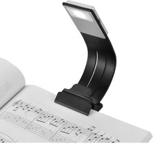 Clip On Book Light USB Rechargeable LED Reading Lamp 