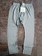 NWT Kate Quinn Panda Pants Harem 5Y Bamboo Slate Gray Blue Solid Drop Leggings