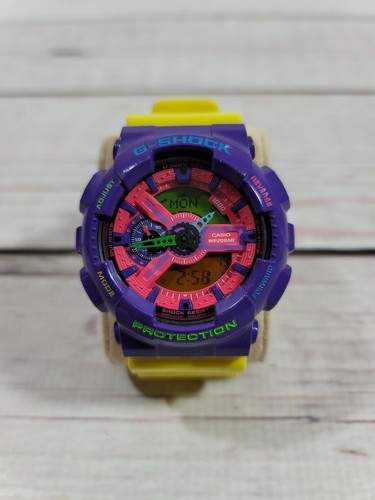 Casio G-Shock HYPER COLORI BIG FACE Watch GA-110HC GA110HC | eBay
