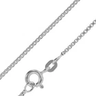 TRENDOR Jewelry Fine Venetian Necklace 925 Silver 0.9mm 36-80mm 41147