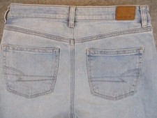 American Eagle Jeans Womens 6 Blue Denim Mom Straight High Rise Retro 29x28