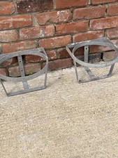 Galvanised Water / Feed Stable / Yard / Garden Wall Bucket Holders Planters