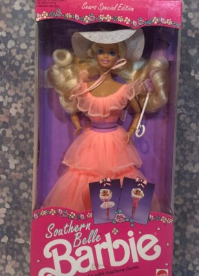 🍑Vintage Southern Belle Barbie in Peach Dress 🍑 | eBay