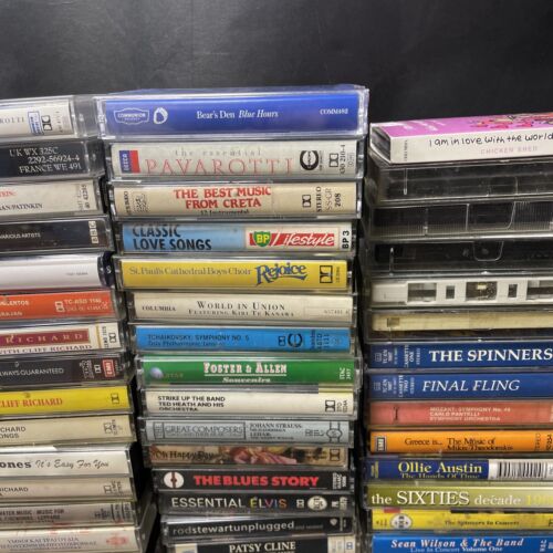 90+ Cassette Tapes Job Lot Various Genres Wholesale Job Lot Resell Stock - Picture 7 of 10
