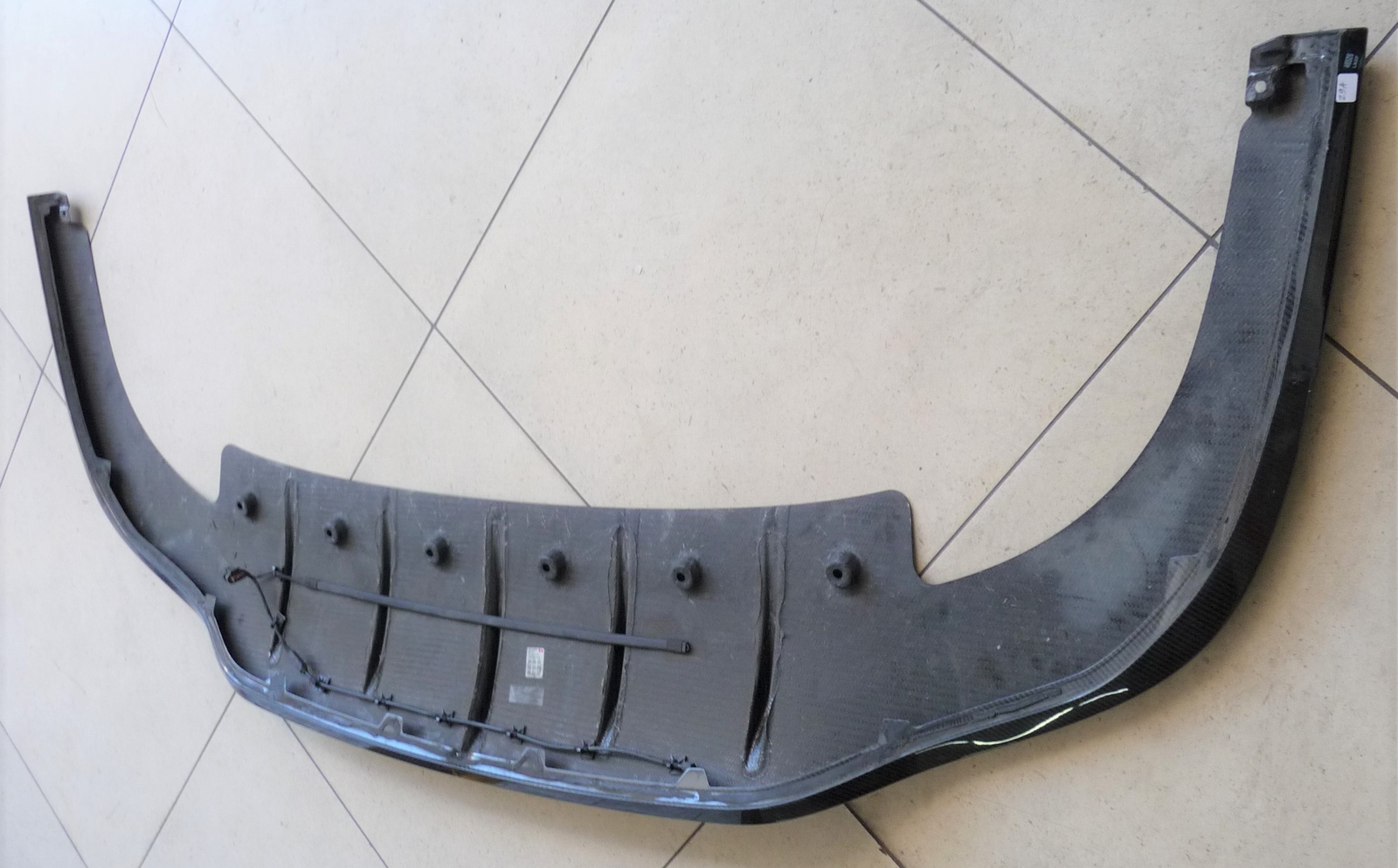20-21 Bentley Continental GT GTC Rear Bumper Lower Carbon Fiber Diffuser OEM