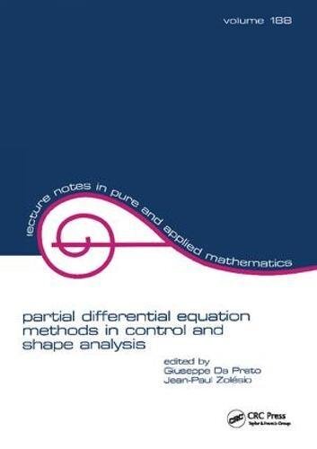 partial differential equation methods in contro, Prato..