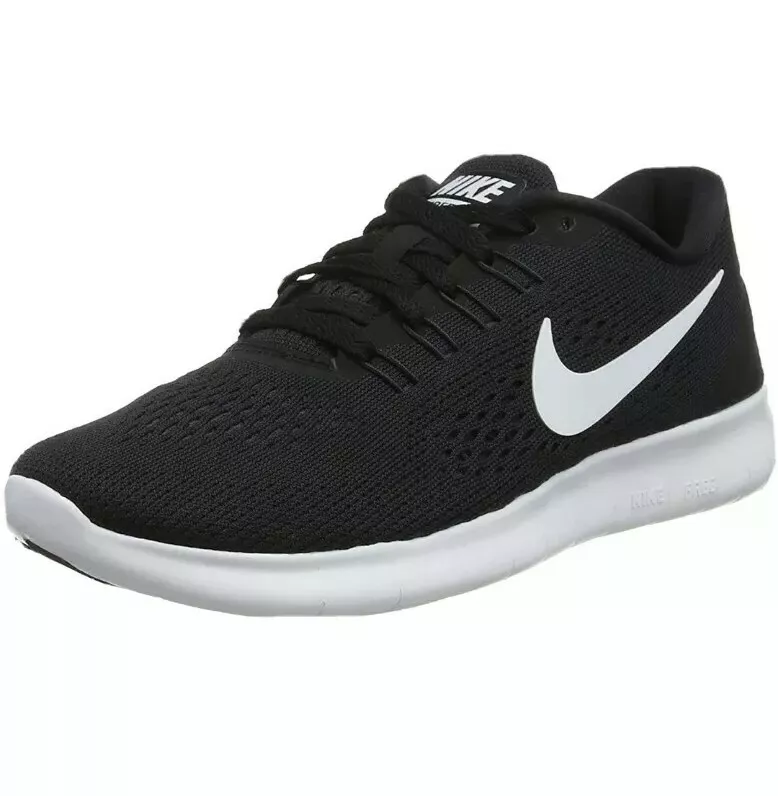 Nike free rn clearance black/anthracite/white womens running shoes